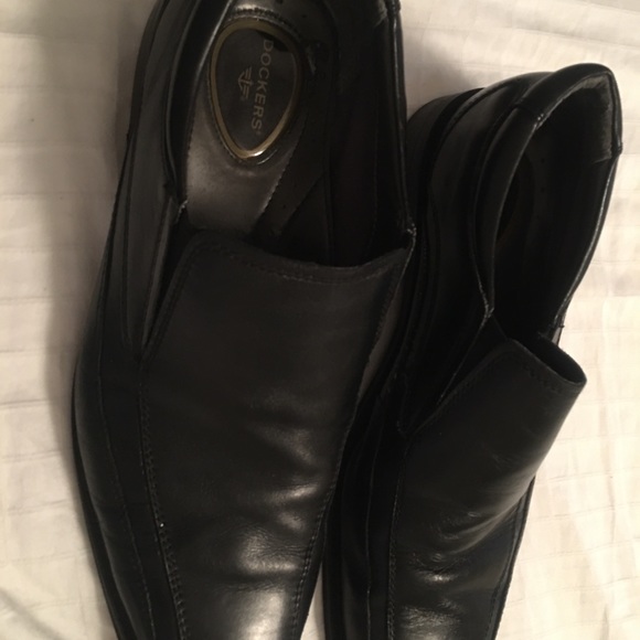 Dockers men’s black slip on loafer shoes size 10.5 - Picture 2 of 7